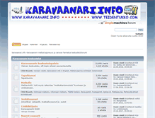 Tablet Screenshot of karavaanari.info