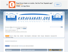 Tablet Screenshot of karavaanari.org